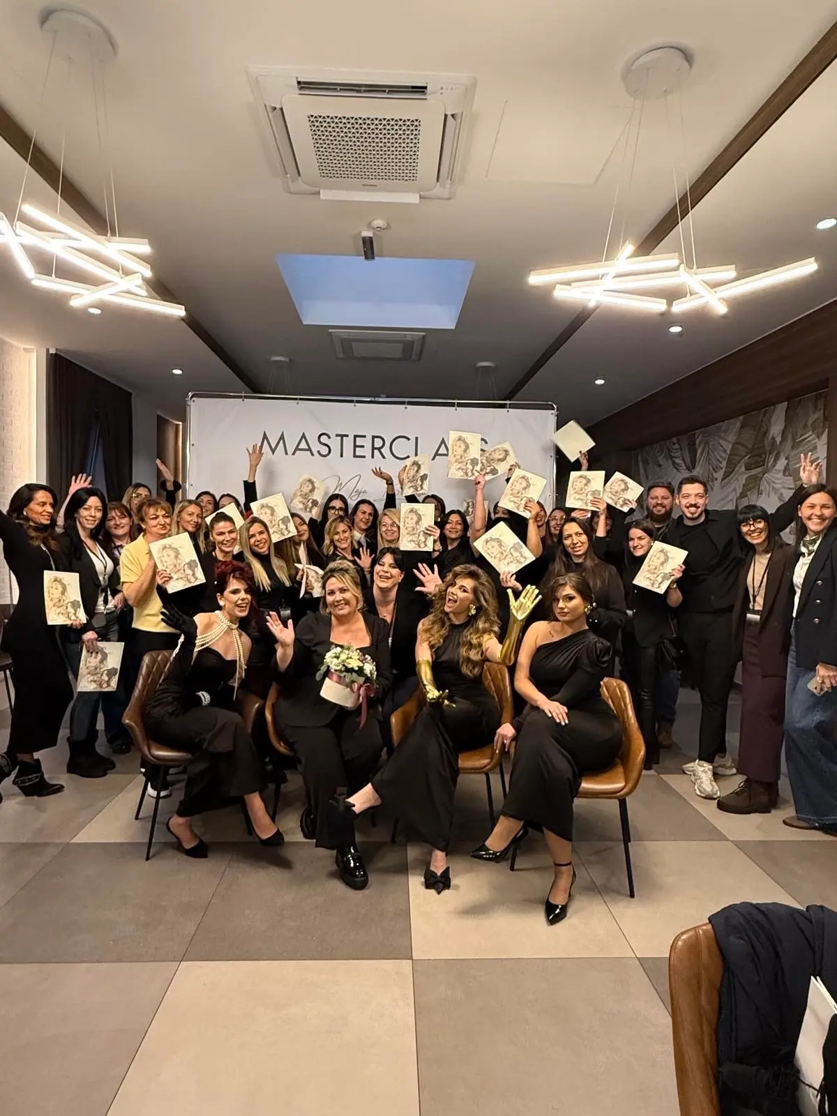 Slika master class-a sa kolegama